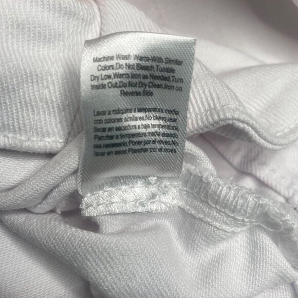 Venus White Denim Jacket Womens XL Snap Button Down Western Casual READ - Picture 7 of 13